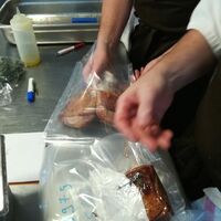 la préparation des denrées à cuire, bien indiquer pour des essais réussis formation j2f sur les cuissons sous vide